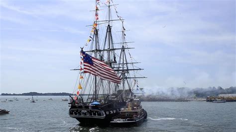 Uss Constitution Boston Harbor On July 4th Youtube