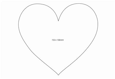 heart diagram blank best of printable heart shaped pattern