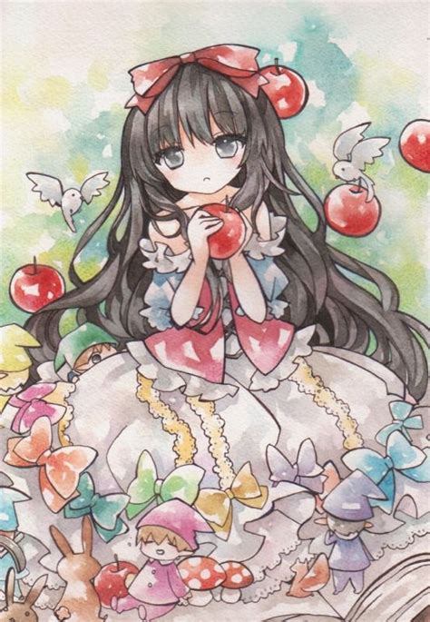 Anime Girl As Snow White Fan Art Pinterest