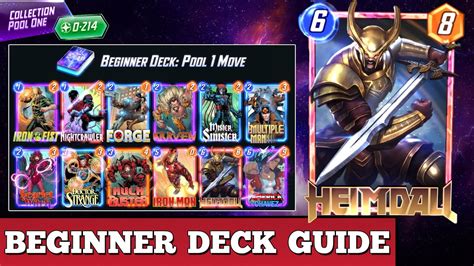 Marvel Snap Best Beginner Deck Pool 1 Move Deck Guide Youtube