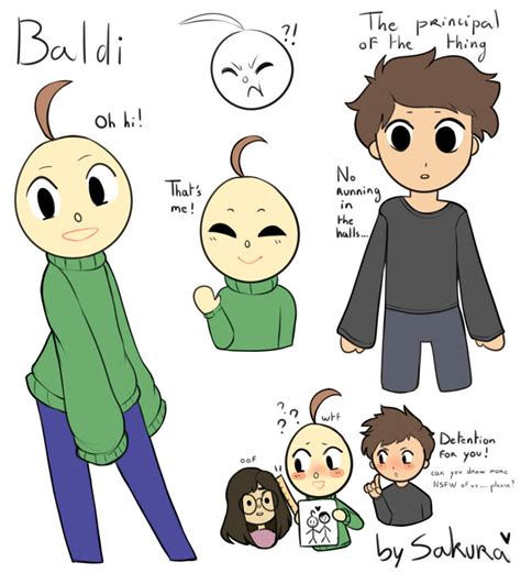 Baldi Sketch Chibi By Sakurarosebonbon On Deviantart