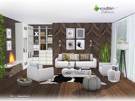11+ Best Design Living Room The Sims 4 for Your Inspiration