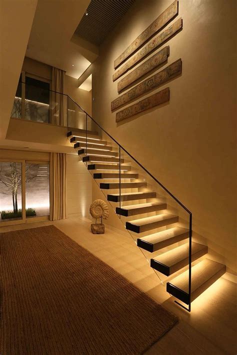 Home Architecture Implied Light Interior 4 Staircase Lighting Ideas