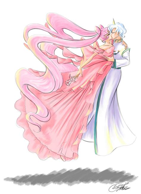 Helios And Chibiusa Sailor Chibi Moon Sailor Moon Art