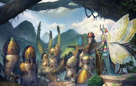 Artstation Sutradain Cover Fairy City