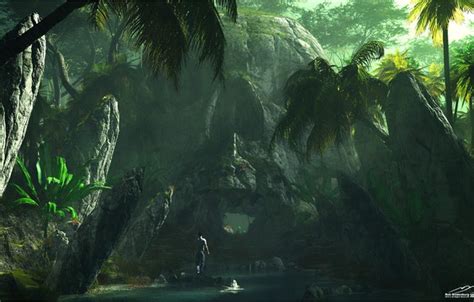 Wallpaper Stones People Construction Jungle Skull Island Images For