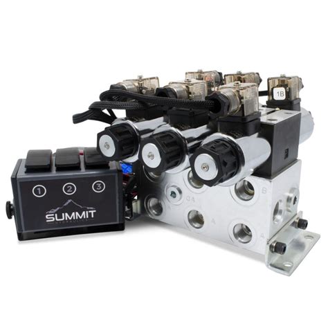 Electric Hydraulic Double Acting Directional Control Valve 3 Spool
