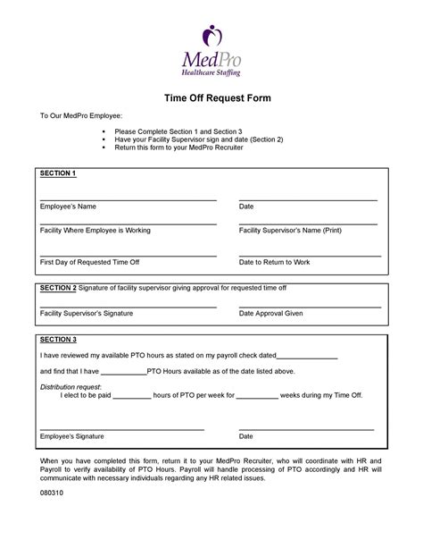 best vacation time off request form template pdf sample minasinternational