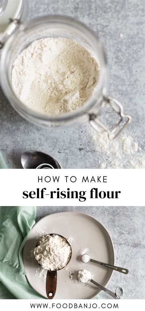 Self rising flour also comes in handy if you're out of baking powder and baking soda. self-rising-flour-canvalong04 - Food Banjo