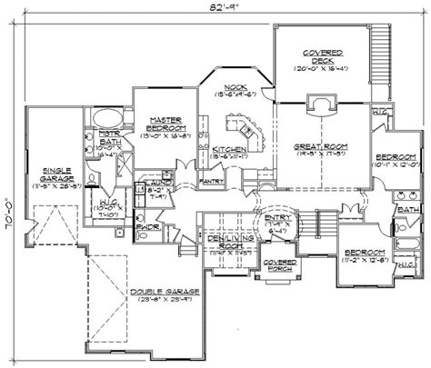 Decide how many levels your home will need to have based on your with monster house plans, you can focus on the designing phase of your dream home construction. Northwest House Plan - 3 Bedrooms, 2 Bath, 2407 Sq Ft Plan ...