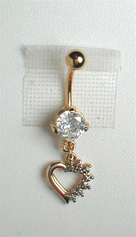 Unique Belly Ring Gold Plate Over Sterling By Pondgazer2004 2395