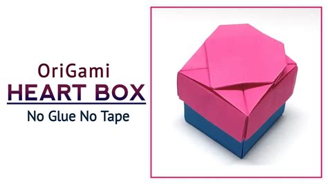 Origami Heart Box Master Jugal 100 Box Lid Series 1 Origami
