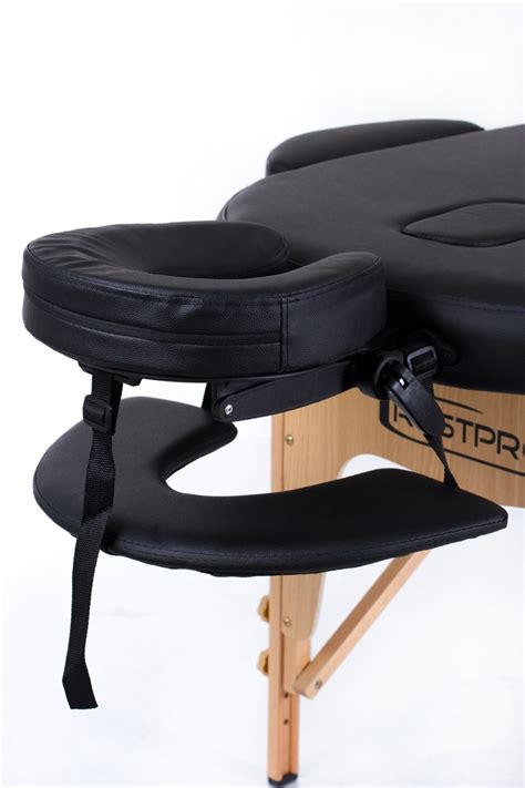 Restpro® Classic Oval 2 Black Portable Massage Table Portable Massage Tables Restproeu