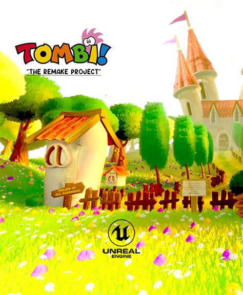 Artstation Tombi The Remake Project Stylized Environment Unreal Engine 4