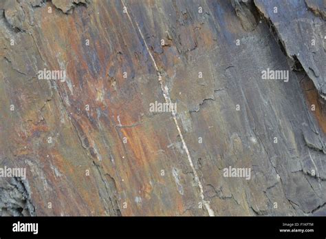 Slate In Middle Rhine Valley Germany Stock Photo Alamy