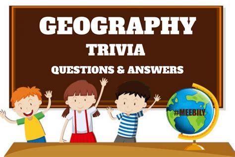 Geography Trivia Question Answers Artofit