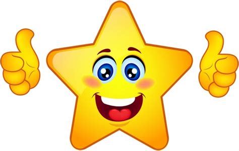 Gold Star Smiley Face Thumbs Up Clip Art Free Clipart Best