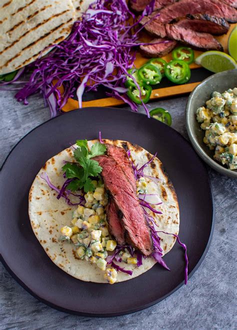 Grilled Steak Tacos And Corn Elote Anotherfoodblogger