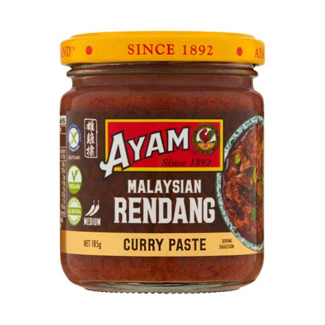 Ayam Malaysian Rendang Curry Paste 185g Shop And Dispatch