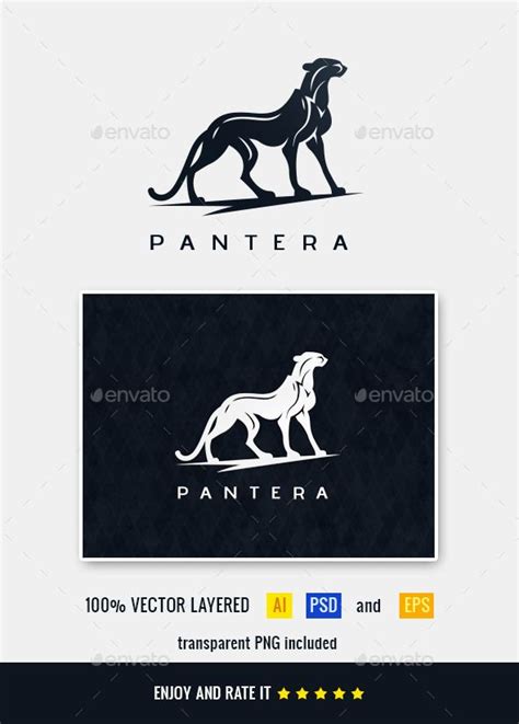 Pantera Logo Cougar Wildlife Download Item
