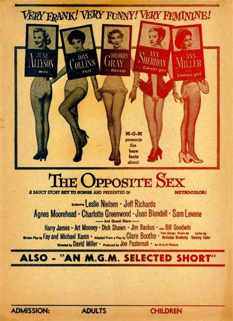 The Opposite Sex Movie Poster Style A 27 X 40 1956