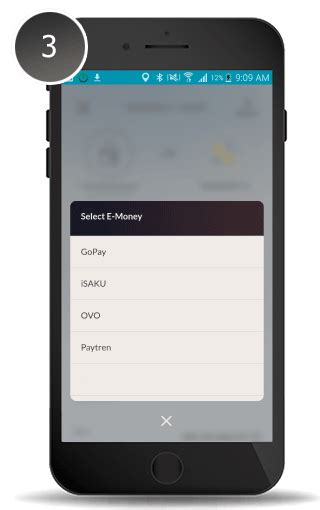 Pilih pembelian > top up gopay > gopay customer. Top up OVO