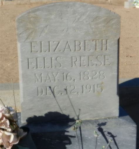 Elizabeth Ellis Reese 1828 1915 Find A Grave Reese Elizabeth