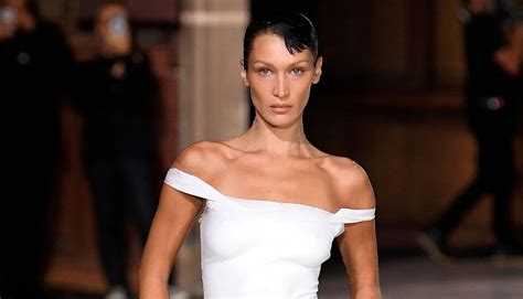 bella hadid to forever remember viral show stopping coperni spray on dress