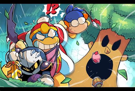 Kirby Meta Knight King Dedede Bandana Waddle Dee And Whispy Woods