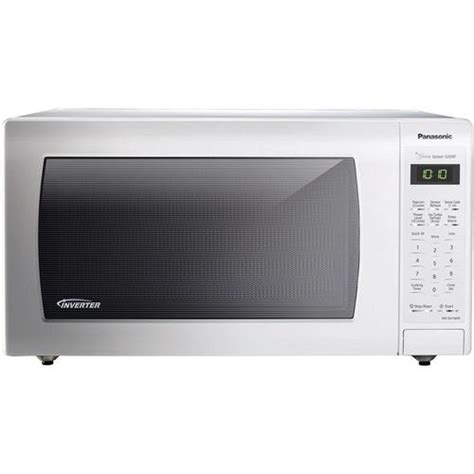 Panasonic 16 Cu Ft 1250 Watt Countertop Microwave White In The