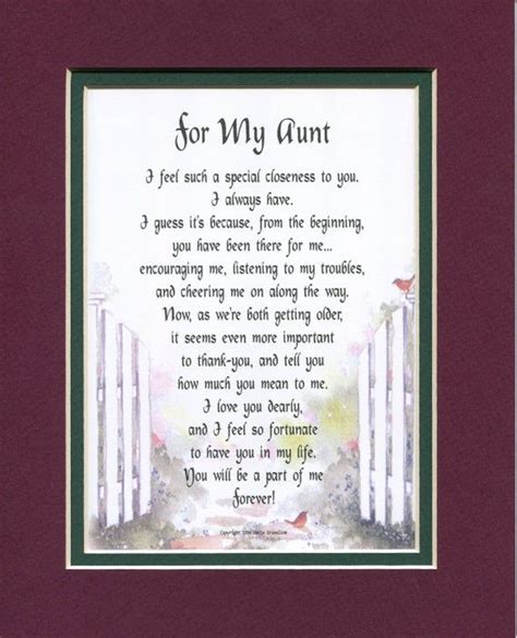 Aunt Poem Aunt Gift Aunt Verse Aunt Present Aunts Etsy Uncle