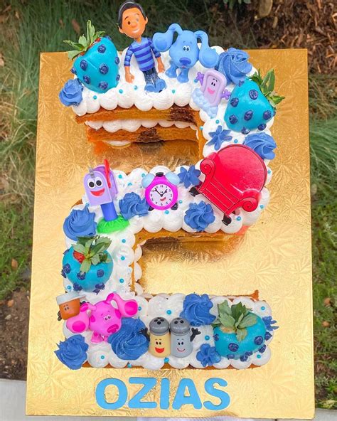 𝕊𝕨𝕖𝕖𝕥𝕤 𝕓𝕪 𝕄𝕚𝕟𝕒 On Instagram Blues Clues Cake For My Spunky Little 2
