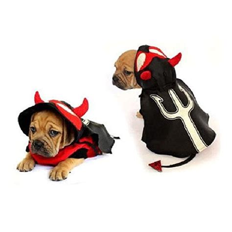 Dog Costume Devil Costumes Dress Your Dogs Puppy Red Devils Satansize