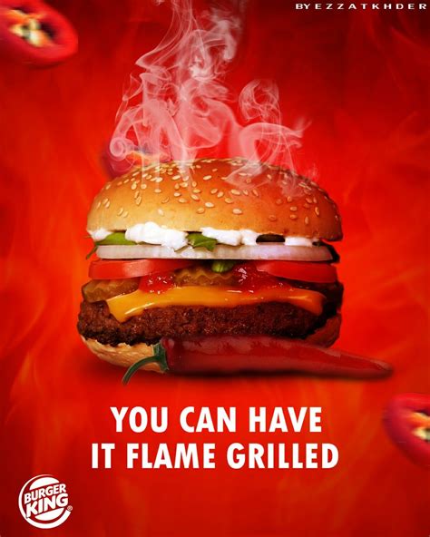 Burger King Advertisement Diseño De Comida Anuncios Publicitarios