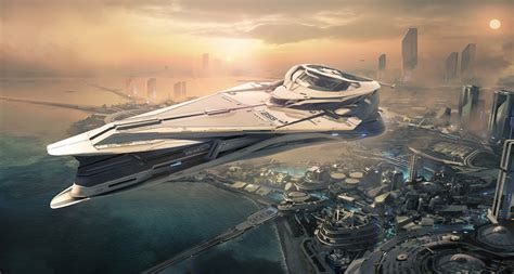 Star Citizen Video Games Concept Art Space Spaceship