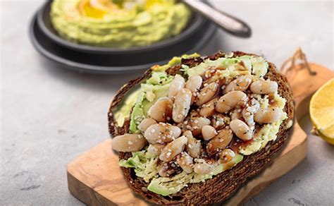 Garlicky White Bean Avocado Toast With Bbq Drizzle