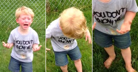Is Little Boys Reaction To Stepping In Dog Poo Hilarious Or Are His
