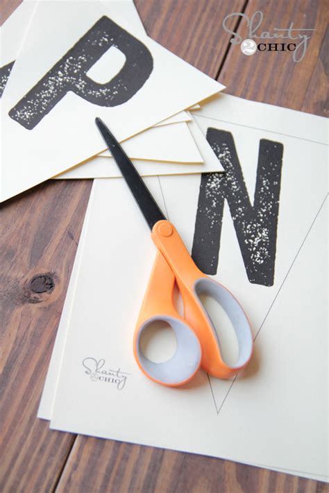 I've used these free printable letters so many times i've lost count. Free Printable Letter Banners - Shanty 2 Chic