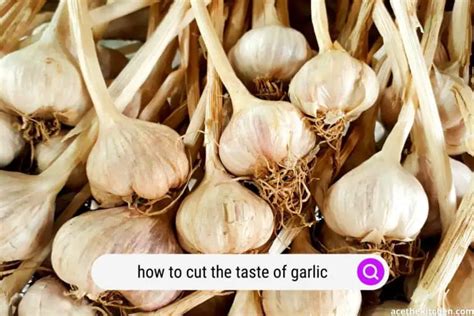 How To Cut The Taste Of Garlic 7 Fixes