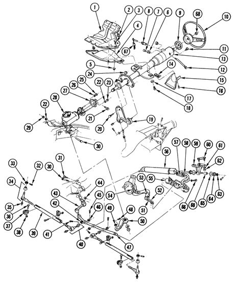 1975 Chevrolet Steering Column Diagram