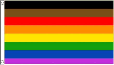 1000 Flags Limited Philadelphia All Inclusive Rainbow Lgbt Gay Pride Flag 5x3