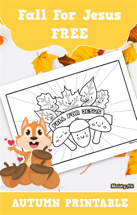 'Fall For Jesus' Christian Autumn Printable • MinistryArk
