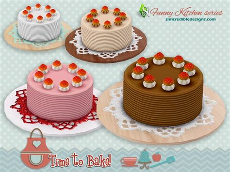 Sims 4 Custom Cakes