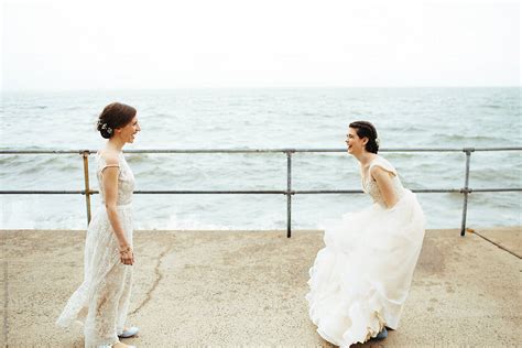 Beautiful Happy Lesbian Wedding By Stocksy Contributor Jennifer Brister Stocksy