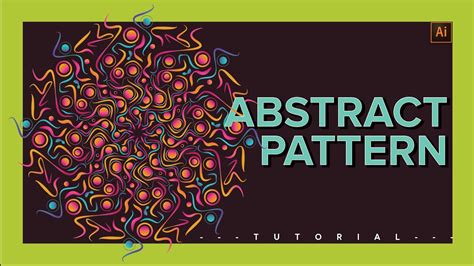 How To Make An Abstract Pattern In Illustrator Youtube