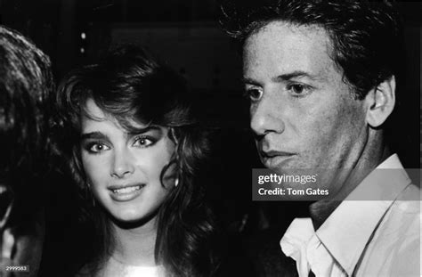 American Fashion Designer Calvin Klein And Modelactor Brooke Shields