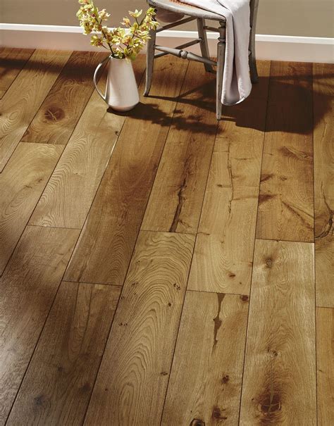 Farmhouse Golden Smoked Oak Brushed And Lacquered Engineered Wood