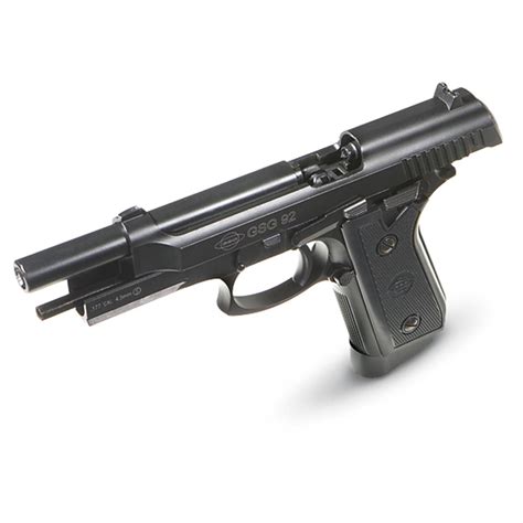 Gsg® 92 Co2 177 Cal Bb Air Pistol Black 177774 Air And Bb Pistols At Sportsman S Guide