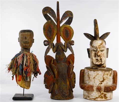 African Wood Carving Assortment Sold At Auction On 19th April Bidsquare