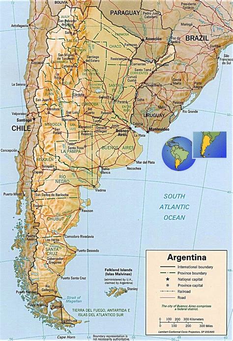 Argentina Mapas Geográficos De Argentina Mundo Latino™
